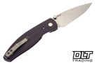 Three Rivers Manufacturing Atom Magnacut - Linerlock - 3D Sunburst Scales - Popsicle Purple G-10