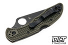 Spyderco Delica 4 - OD Green FRN - Black Cru-Wear Blade