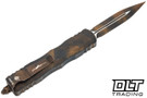 Microtech Dirac D/E - Outbreak Handle - Outbreak Blade - Signature Series - 225-1PLOBS