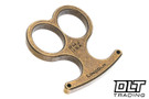 RMJ Lincoln Two Finger Kunckles - Brass Vintage Patina