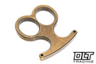 RMJ Lincoln Two Finger Kunckles - Brass Vintage Patina