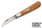 Great Eastern Farm & Field - #93L Whittling Knife - Antique Heart Pine Wood