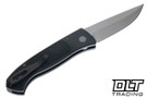 Pro-Tech Brend Classic - Black Diamond Textured Aluminium - Stonewashed MagnaCut Blade