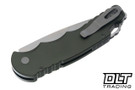 Pro-Tech TR-4 - Green Aluminum - Stonewashed MagnaMax Blade