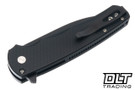 Pro-Tech Malibu - Black Dragon Scale Textured Aluminum - Black DLC MagnaCut Wharncliffe Blade