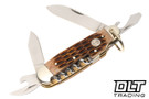 Boker Treebrand Camp Knife - Amber Jigged Bone