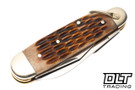 Boker Treebrand Camp Knife - Amber Jigged Bone