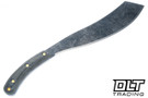 ESEE Expat El Deguello Machete - Black Canvas Micarta - Dark Stonewash 1075 Blade - Canvas Sheath