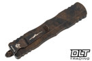 Microtech Dirac Delta D/E - Outbreak Handle - Outbreak Blade - Signature Series - 227-1PLOBS
