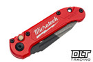 Microtech L.U.D.T. T/E Gen III - Red Handle - Two Tone Blade - Signature Series - 1136-1MWS