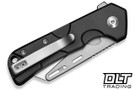Civivi Pulsara Utility C24041F-1 - Black Aluminum - Stonewashed SS Blade Holder - 6Cr13 Blade - 3 Extra Blades