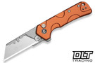 Civivi Pulsara Utility C24041F-3 - Orange Aluminum - Stonewashed SS Blade Holder - 6Cr13 Blade - 3 Extra Blades