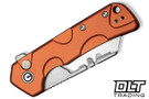 Civivi Pulsara Utility C24041F-3 - Orange Aluminum - Stonewashed SS Blade Holder - 6Cr13 Blade - 3 Extra Blades