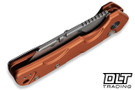 Civivi Pulsara Utility C24041F-3 - Orange Aluminum - Stonewashed SS Blade Holder - 6Cr13 Blade - 3 Extra Blades
