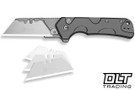 Civivi Pulsara Utility C24041F-4 - Gray Aluminum - Stonewashed SS Blade Holder - 6Cr13 Blade - 3 Extra Blades