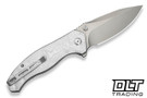 Civivi Vyrent C25037B-1 - Contoured Aluminum Foil G-10 - Stonewashed Nitro-X7 Blade