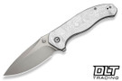 Civivi Vyrent C25037B-1 - Contoured Aluminum Foil G-10 - Stonewashed Nitro-X7 Blade