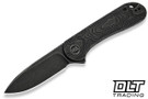 WE Knife Elementum WE18062XA-1 - Black Titanium - Black Stonewashed MagnaCut Blade
