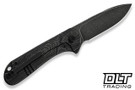 WE Knife Elementum WE18062XA-1 - Black Titanium - Black Stonewashed MagnaCut Blade
