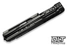 WE Knife Tracks WE23059-1 - Polished Gray Titanium - Polished Gray M390 Blade