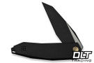 WE Knife Tally WE23090-1 - Black Titanium - Black Stonewash Satin Flat M390 Blade