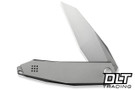 WE Knife Tally WE23090-2 - Polished Bead Blasted Titanium - Hand Rubbed Satin M390 Blade