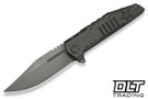 WE Knife Temper WE25079-1 - Gray Titanium - Gray Stonewashed M390 Blade