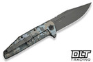 WE Knife Temper WE25079-3 - Pixel Pattern Titanium - Dark Gray Stonewashed M390 Blade