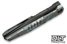 WE Knife Temper WE25079-3 - Pixel Pattern Titanium - Dark Gray Stonewashed M390 Blade