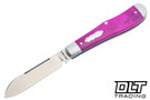Jack Wolf Eureka - Gateway Series - Smooth Purple Bone - Satin 14C28N Blade