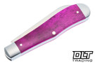 Jack Wolf Eureka - Gateway Series - Smooth Purple Bone - Satin 14C28N Blade