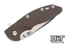 Hinderer 3.5" XM-18 Spanto MagnaCut - Stonewashed Titanium & Blade - FDE G-10