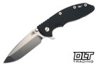 Hinderer 3.5" XM-18 Spanto MagnaCut - Working Finish Titanium - Stonewashed Blade - Black G-10