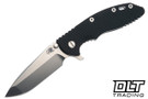 Hinderer 3.5" XM-18 Spanto MagnaCut - Bead Blasted Titanium - Stonewashed Blade - Black G-10