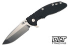 Hinderer 3.5" XM-18 Spanto MagnaCut - Bead Blasted Bronze Titanium - Stonewashed Blade - Black G-10