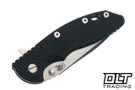 Hinderer 3.5" XM-18 Spanto MagnaCut - Battle Black DLC Titanium - Stonewashed Blade - Black G-10