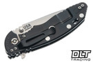 Hinderer 3.5" XM-18 Spanto MagnaCut - Stonewashd Black DLC Titanium - Stonewashed Blade - Black G-10