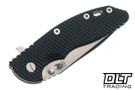 Hinderer 3.5" XM-18 Spanto MagnaCut - Battle Green Anodized Titanium - Stonewashed Blade - Black G-10
