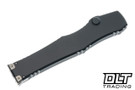 Marfione Custom Halo VII - Black Hardcoat Ano Aircraft Alloy Handle - Mirror Polish Blade - 1350-MPBK-MCK