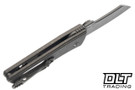 Serge Knives Guppy Midtech - Acidwashed & Tumbled Titanium - Acidwashed & Tumbled MagnaCut Blade