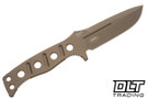 Benchmade Adamas 375FE-02 - OD Paracord - Flat Earth Cerakote MagnaCut Fixed Blade