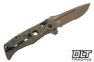 Benchmade Auto Adamas 2750SFE-04 - OD Green G-10 - Flat Earth Cerakote MagnaCut Blade