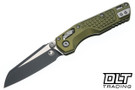 Microtech MSI Mini Ram-Lok - OD Green Frag Handle - Black Blade - 210M-1FROD