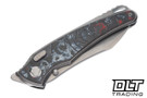 Hawk Talon - Titanium Handle - Santa Clara CamoCarbon Overlay - Brightwash M390 Blade