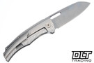 Rangermade Knife & Tool OBJ-1 - Titanium Handle - Sheepsfoot MagnaCut Blade #042