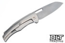 Rangermade Knife & Tool OBJ-1 - Titanium Handle - Sheepsfoot MagnaCut Blade #043