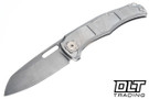 Rangermade Knife & Tool OBJ-2 - Titanium Handle - Sheepsfoot MagnaCut Blade #028