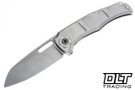 Rangermade Knife & Tool OBJ-2 - Titanium Handle - Sheepsfoot MagnaCut Blade #031