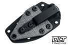 RMJ Tactical Utsidihi - Dirty Olive G-10 - Tungsten Cerakote MagnaCut Blade