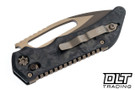 Heretic Koschei - Bronze MagnaCut Blade - Bronze Hardware - Marble Carbon Fiber Chassis